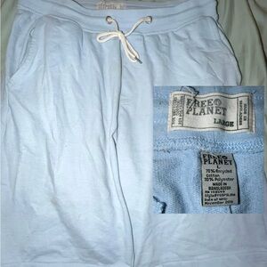 Free Planet Light Blue Athletic Shorts